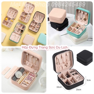 Hộp đựng trang sức chất liệu da sang trong