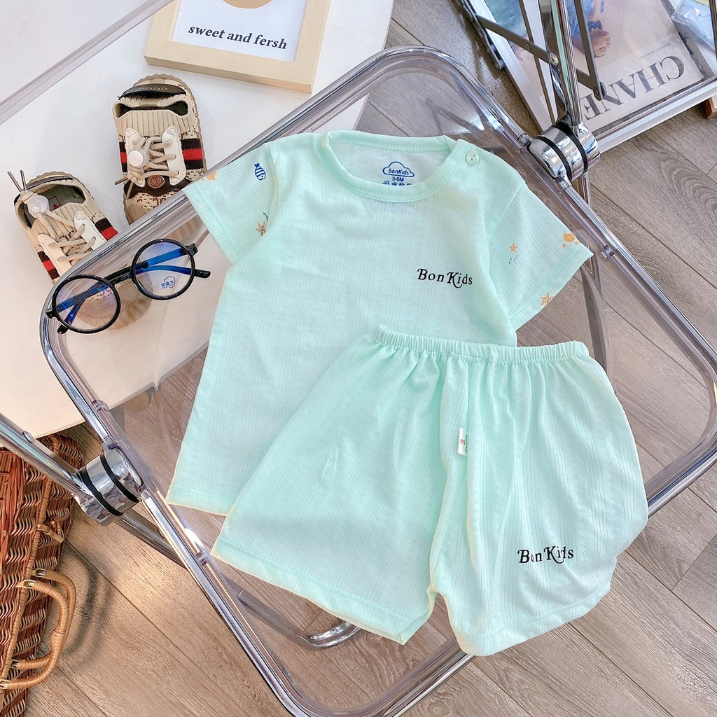 Bộ Cộc Tay Cài Vai Cho Bé Sơ Sinh Vải Thông Hơi Cao Cấp Từ 0-11kg, Vải Mềm - Đẹp - Thông Thoáng Hút Mồ Hôi Tốt - 𝐁𝐎𝟐𝟔