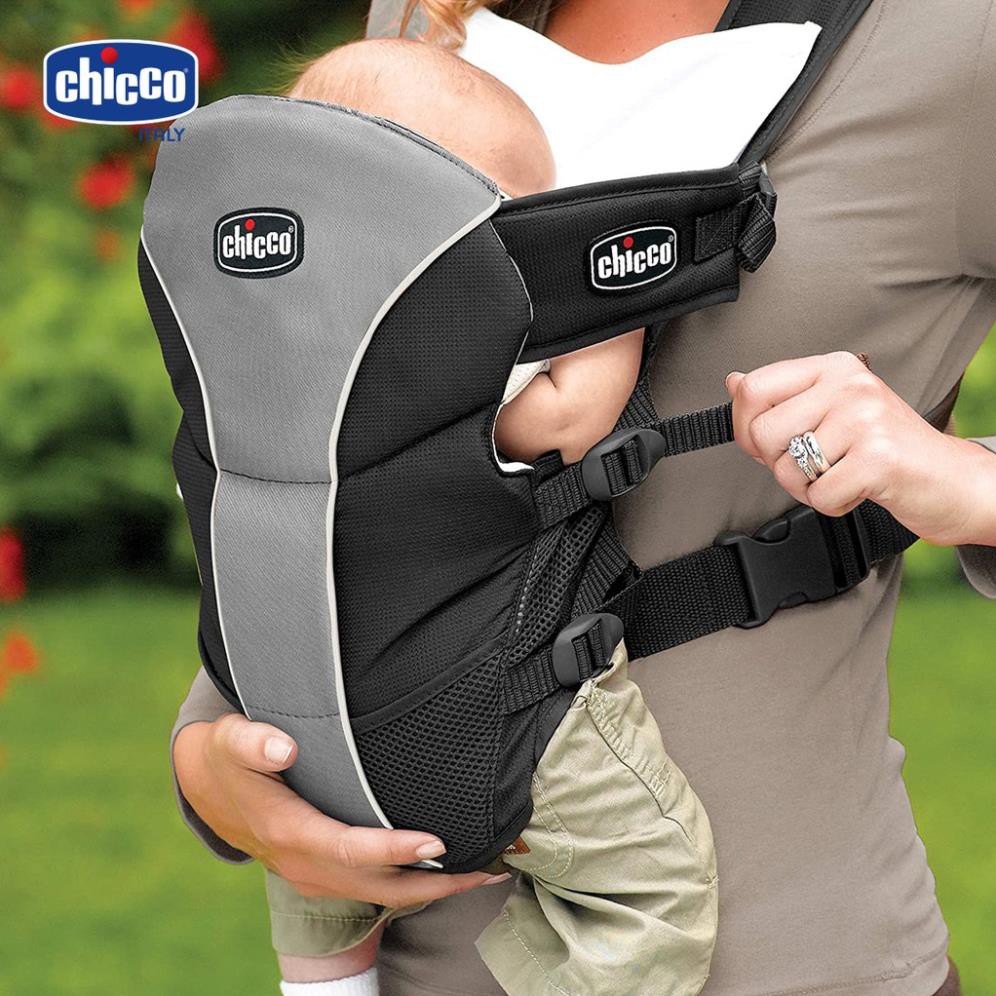 Địu Chicco Ultrasoft Ghi đen