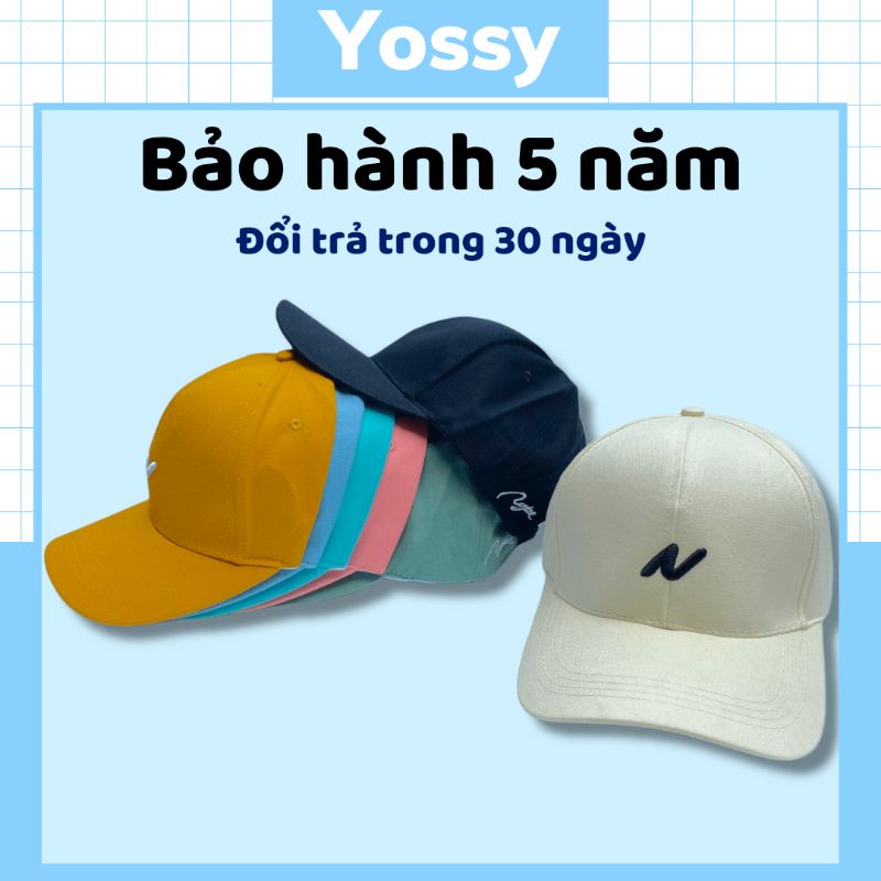 Mũ lưỡi trai Yossy thêu chữ Nope phong cách Ulzzang ❤ Nón kết nam nữ unisex cao cấp