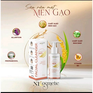 Sữa rửa mặt men gạo 100ml npcosmetic