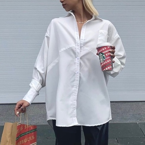 Áo sơ mi oversize Joly Shirt SMI003 dáng rộng trendy, thoải mái dễ phối đồ - Uni By Heart