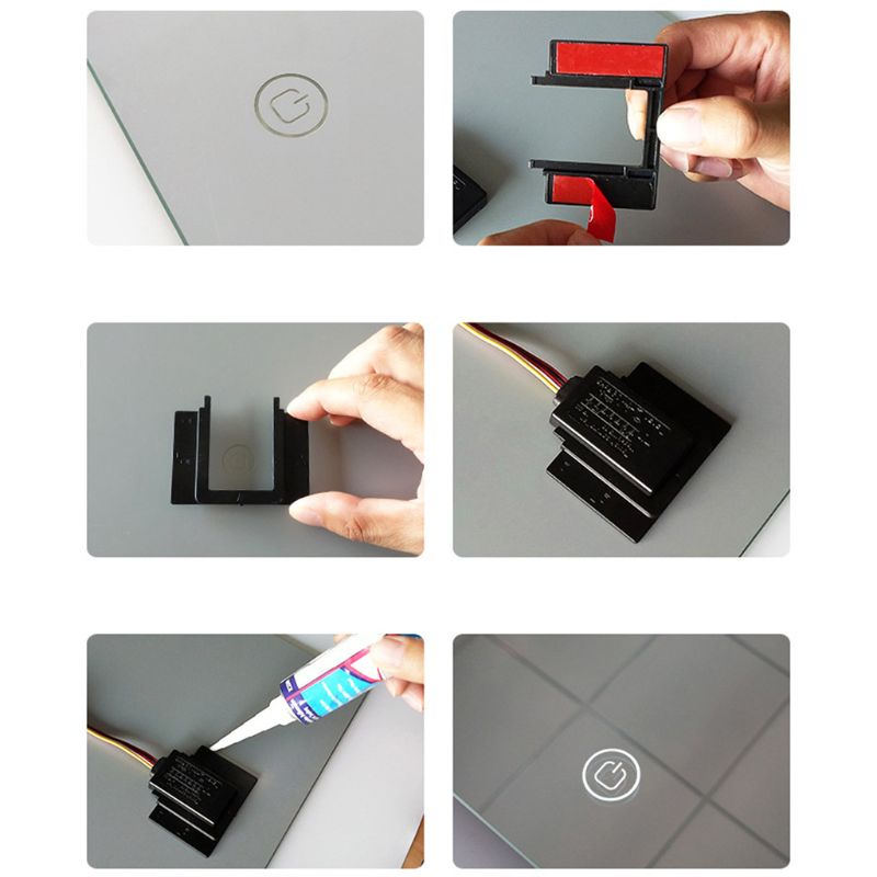 Wer Đèn Chiếu Sáng Gương Phòng Tắm Cách Ly Công Tắc Cảm Ứng Để Chạm ON / Of