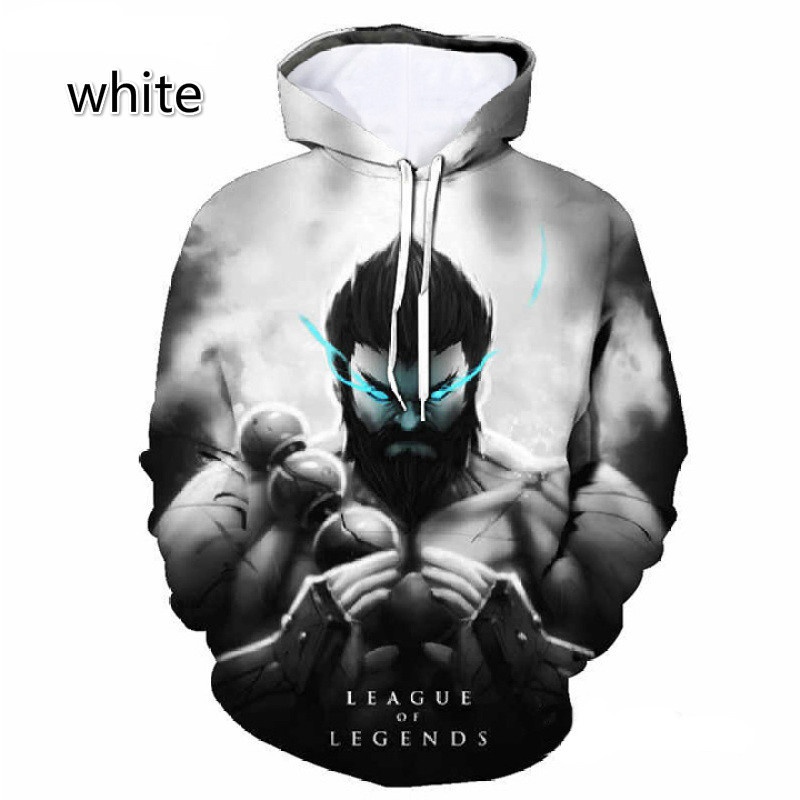 Áo Hoodie In Họa Tiết League Of Legends 3d Cá Tính Cho Nam