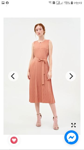 Váy midi form rộng size M hãng marc