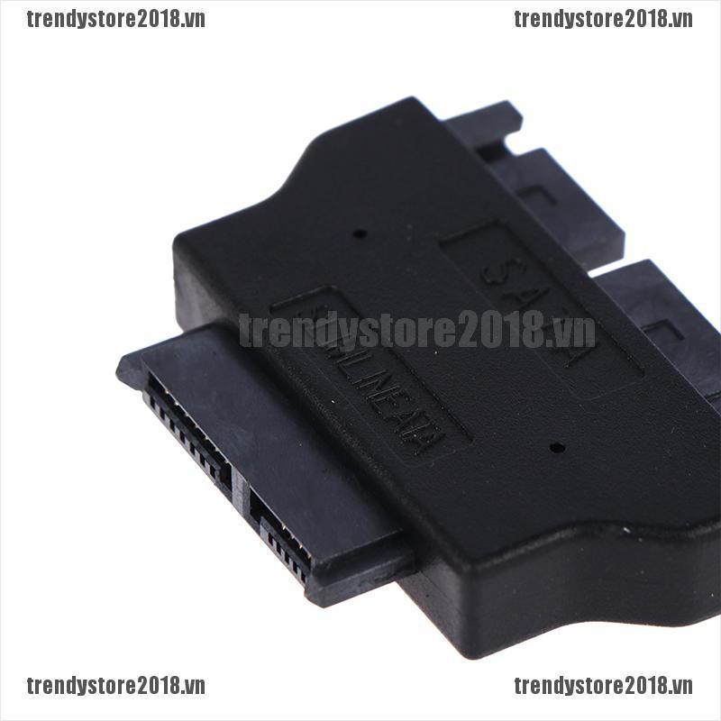 Bộ Chuyển Đổi Sata Ata 7 + 15 22pin Male Sang Slim 7 + 6 13pin Female