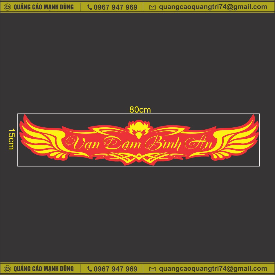 Tem Dán Xe Tải🐷𝑭𝑹𝑬𝑬𝑺𝑯𝑰𝑷🐷Vạn Dặm Bình An🐷đủ các màu-phản quang | BigBuy360 - bigbuy360.vn