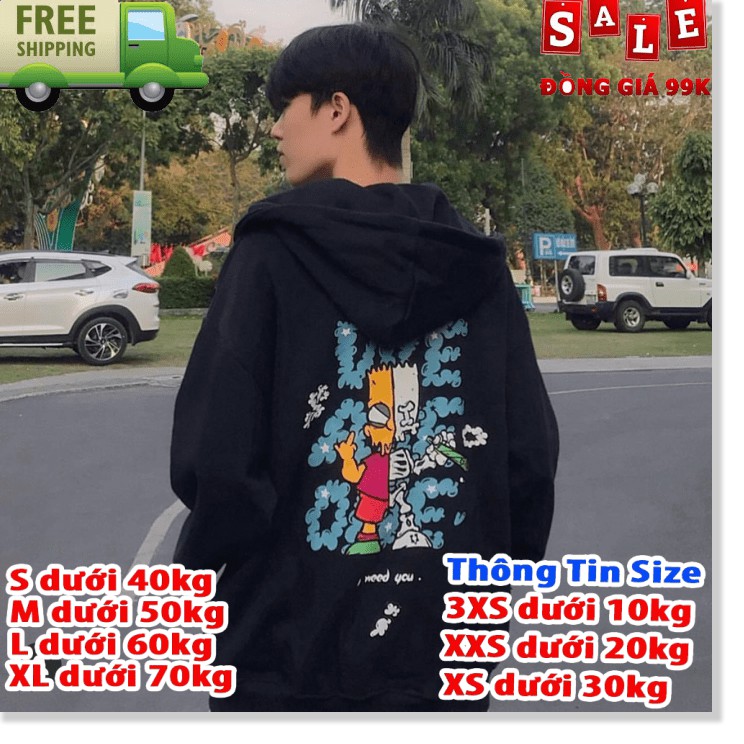 [FREESHIP TOÀN QUỐC] ÁO KHOÁC HOODIE UNISEX NAM NỮ, CHẤT THUN NỈ NGOẠI CÓ DÂY KHÓA KÉO, CÓ NÓN TIỆN LỢI, PHỐI HÌNH HOẠT