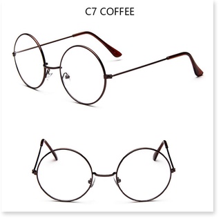 ( HÀNG có sẵn ) mắt kính tròn hóa trang Harry Potter