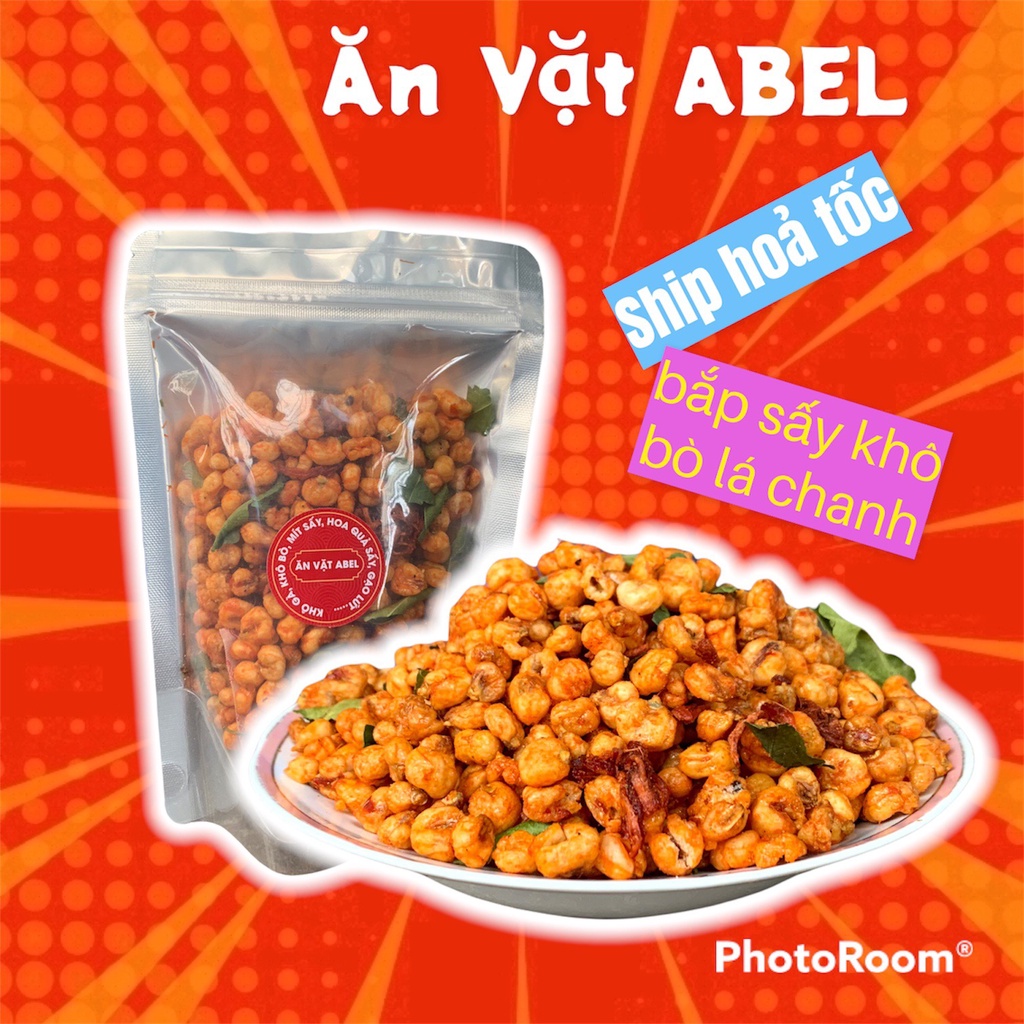 Bắp rim khô bò lá chanh đặc biệt 180 gram , Bắp sấy khô bò lá chanh , Ngô cay ( thịt gà giả bò ) , Ăn Vặt ABEL | BigBuy360 - bigbuy360.vn