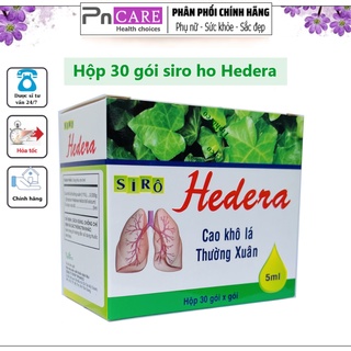 Pncare | siro ho hedera - thảo dược lá thường xuân, bổ phế, giảm ho, loãng đờm cho mẹ & bé