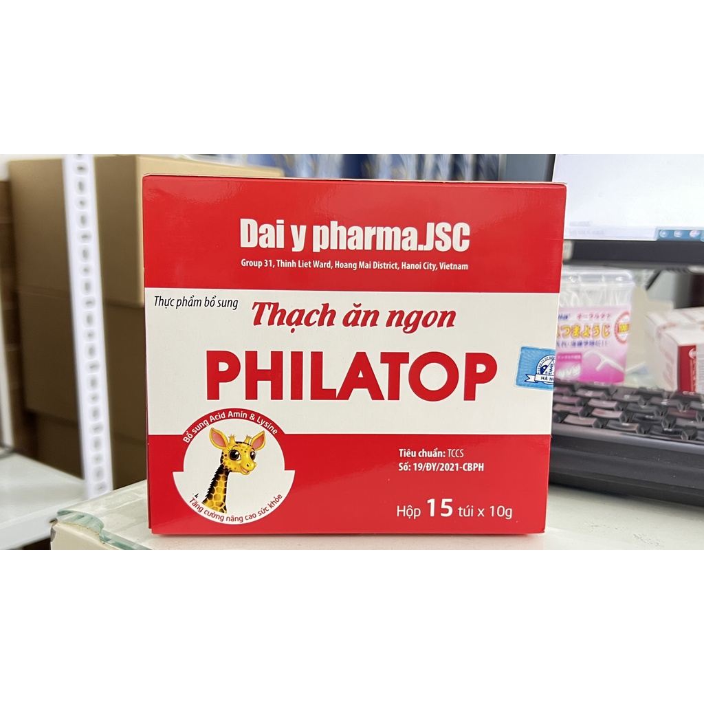 Thạch ăn ngon philatop bổ sung đạm giúp tiêu hóa tốt ăn ngon hơn,tăng cường nâng cao sức khỏe