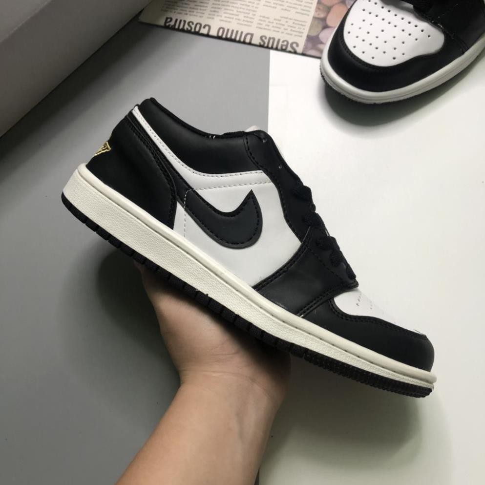 Giày Air Jordan 1 Panda, Giày thể Thao Jd1 đen trắng cổ thấp hot hit 2021