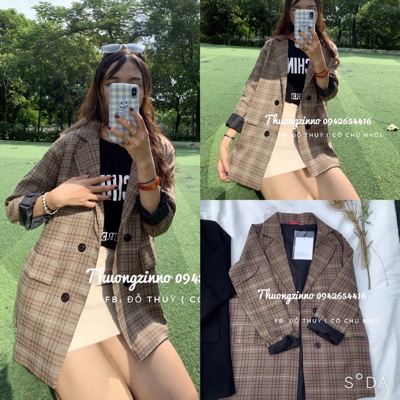 [Mã 88FASHIONSALE1 giảm 10K đơn 99K] [Ảnh thật/Video Áo Blazer 2 lớp 4 cúc mẫu mới Áo vest nữ khoác ngoài | WebRaoVat - webraovat.net.vn