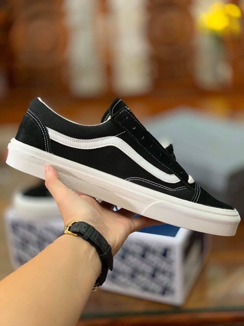 Giầy vans vaul đen gót đỏ 1:1 ( full box + free ship )