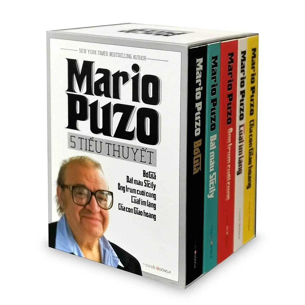 Sách - Tuyển Tập Mario Puzo (Trọn Bộ 5 Quyển)