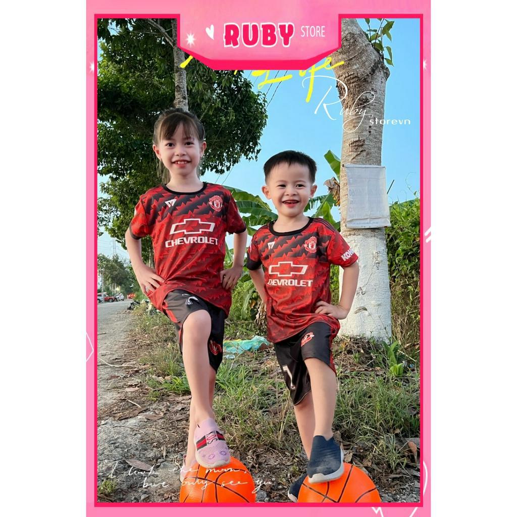 Đồ bộ thun ĐÙI thể thao bé trai size đến 70kg chất thun mềm mát in họa tiết thương DBRBD FULL SIZE