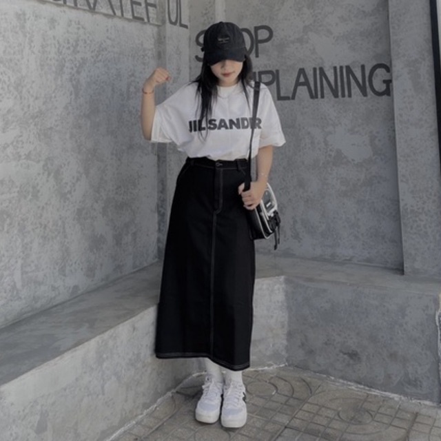 CHÂN VÁY DÀI DẬP CHỈ NỔI freesizew | BigBuy360 - bigbuy360.vn