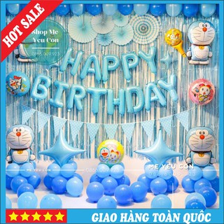 Trang Trí Sinh Nhật Doremon, Combo Trang Trí Sinh Nhật Bé Trai Bé Gái, Trang Trí Tiệc Thôi Nôi Đầy Tháng🐧[ HOT ]🐧