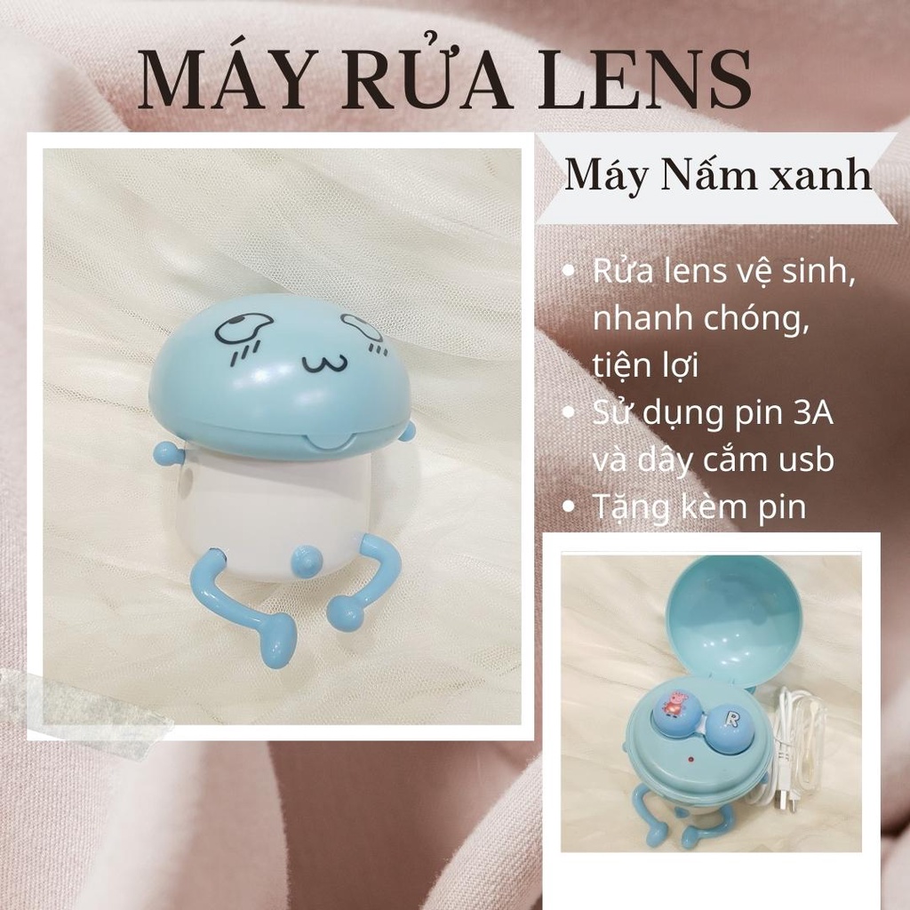 Máy Rửa Lens Vệ Sinh Bảo Quản Kính Áp Tròng Tiện Lợi Mang Theo Mọi Nơi