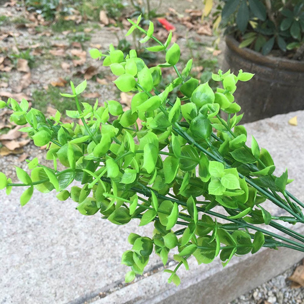 Bộ 7 nhánh cây khuynh diệp nhựa trang trí nội thất