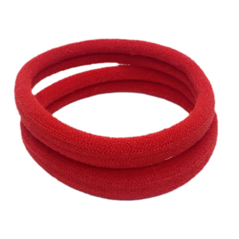 Set 10 dây buộc tóc 4cm màu sắc ngọt ngào co giãn tốt thời trang cho nữ