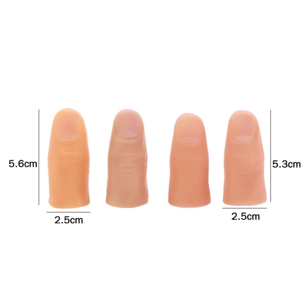 Ảo thuật thumbtip ngón tay mềm mẫu mới ôm sát màu y như thật