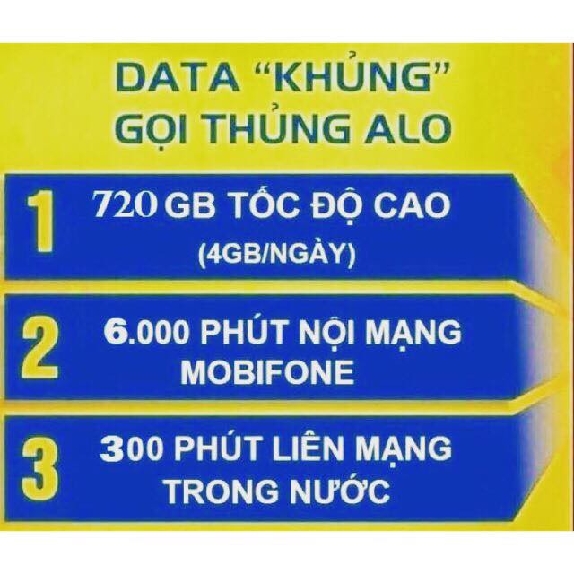 SIM 4G MOBI C90N 6 THÁNG KHÔNG CẦN NẠP TIỀN CO NGAY 4GB/NGÀY GỌI THOẢI MÁI