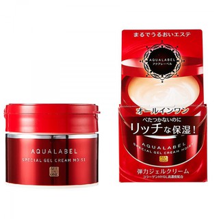 Kem Dưỡng Da Shiseido Aqualabel Màu Đỏ Nhật