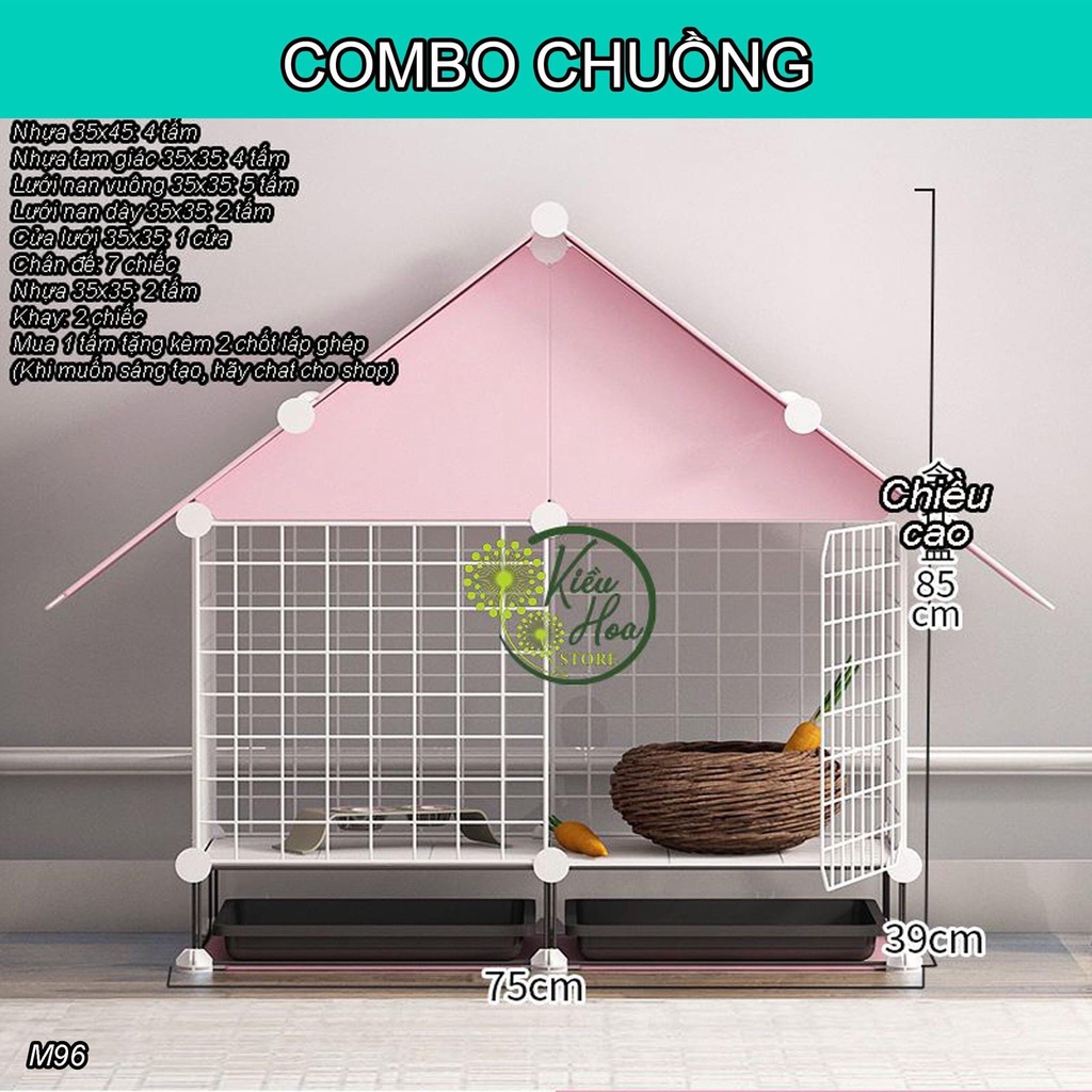 CHUỒNG QUÂY CHÓ MÈO  BÁN LẺ TỪNG TẤM THOẢI THÍCH SÁNG TẠO