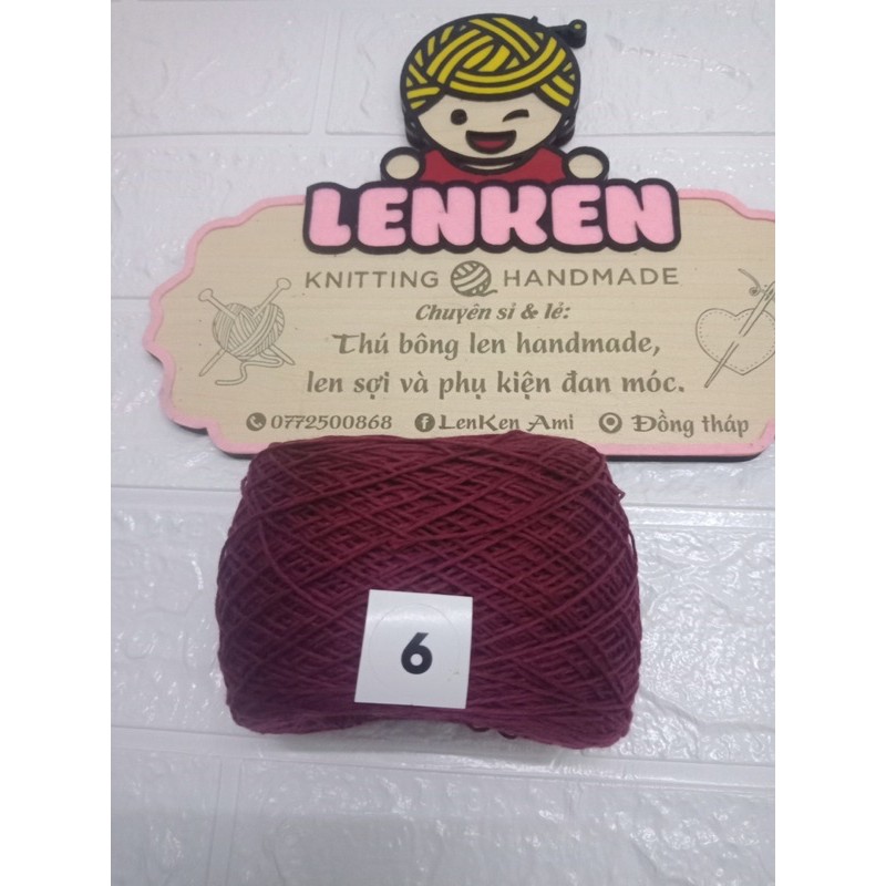 Sợi cotton 100% sợi se 0.8-1mm