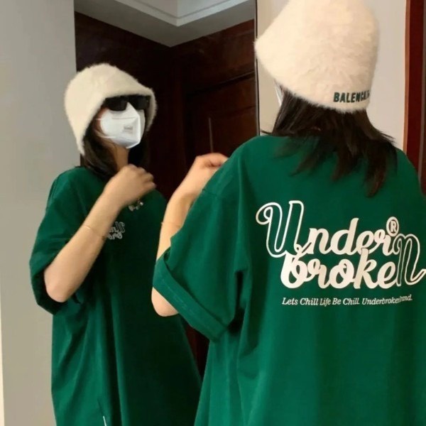 Áo thun tay lỡ form rộng 3158 UNDER siêu hot - phông nam nữ cotton oversize - T shirt