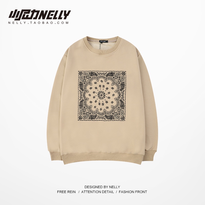 Áo sweater nỉ lót lông Nelly unisex mẫu mới 2022 MÃ 001