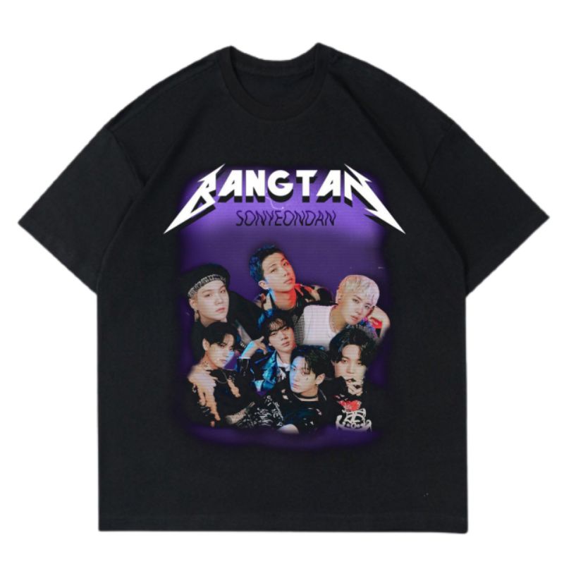 Áo Sơ Mi KPOP BTS | Áo Thun Cổ Điển | Áo Thun Tay Ngắn In Chữ Trẻ Trung Thời Trang Unisex 30s
