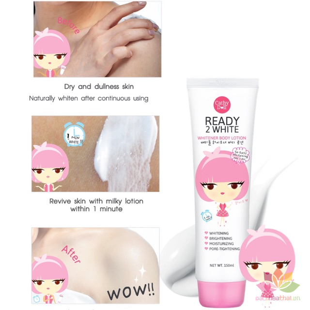 Sữa dưỡng thể Ready 2 White Body Lotion Thailand