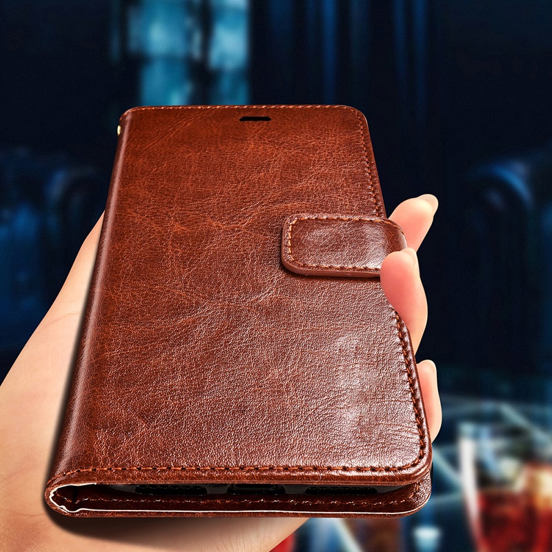 Bao da điện thoại nắp lật da PU cho Redmi Note 11 11S 10 10S 9 9S Pro 5G 4G 2022