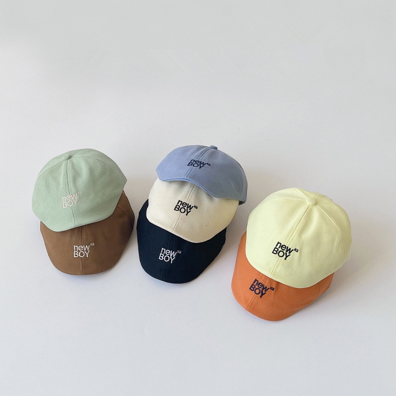 Nón Beret Thêu Chữ Thời Trang Cho Bé