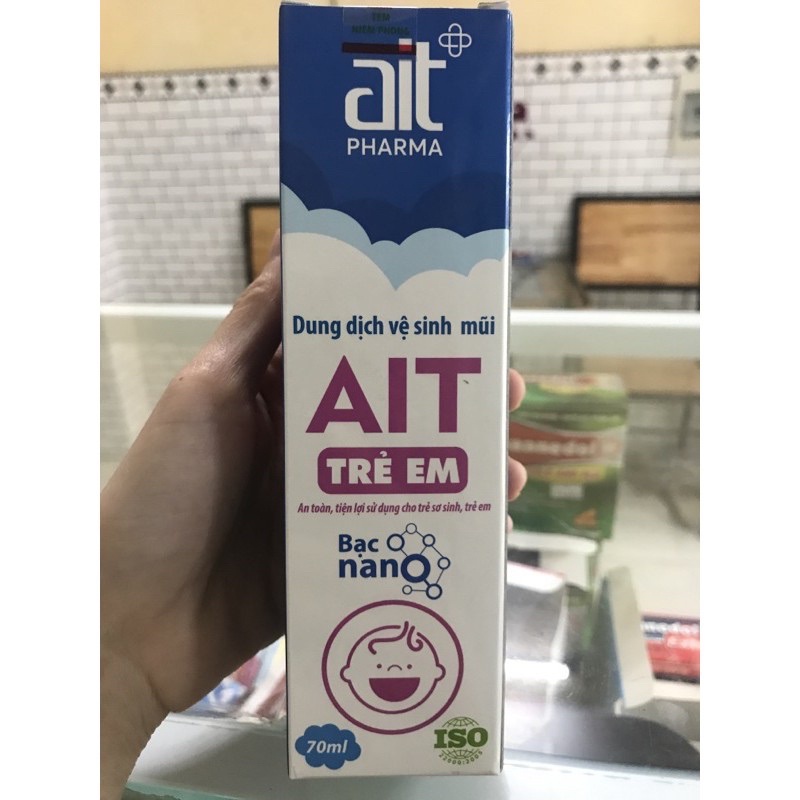 Xịt vệ sinh mũi nano bạc kháng khuẩn siêu sạch