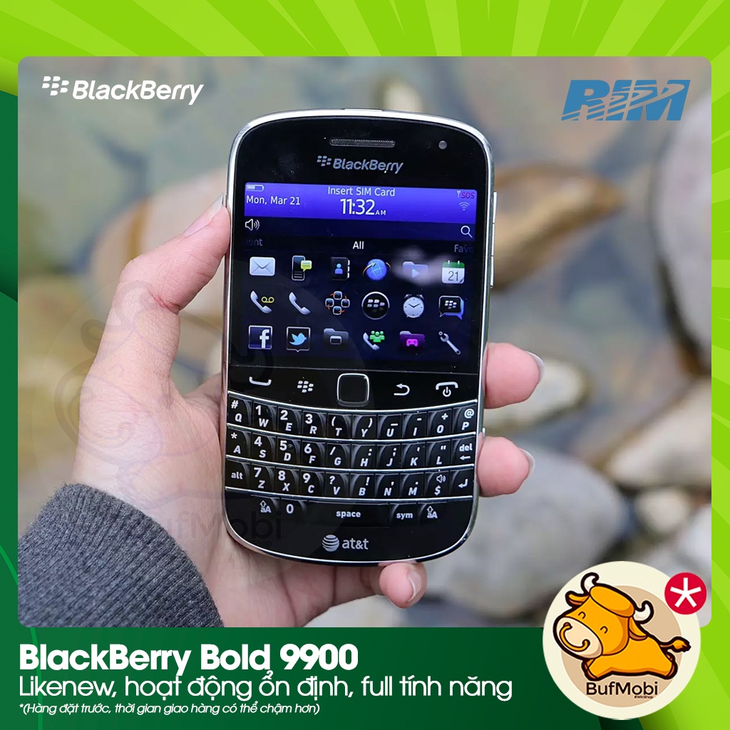 Điện thoại Blackberry Bold Touch 9900 Likenew Zin nguyên bản