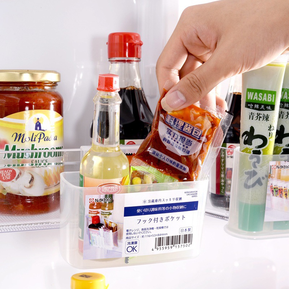 Giá Đỡ Đồ Dùng Gắn Tường/ Tủ Lạnh Bằng Nhựa Đa Năng Tiện Dụng Cho Nhà Bếp