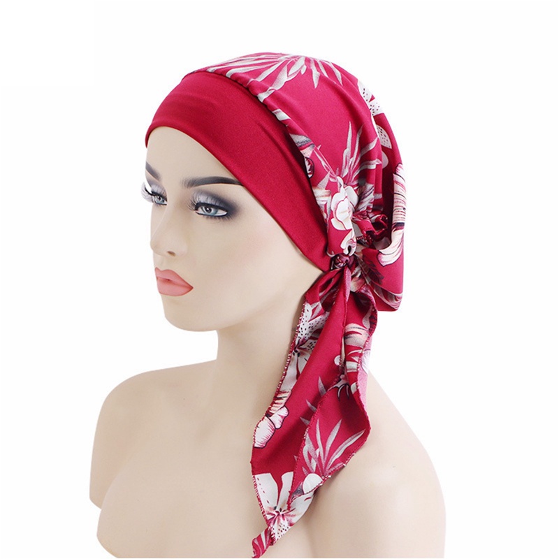 Mũ Turban Trùm Đầu Chất Liệu Co Giãn Phong Cách Turban Dành Cho Nữ
