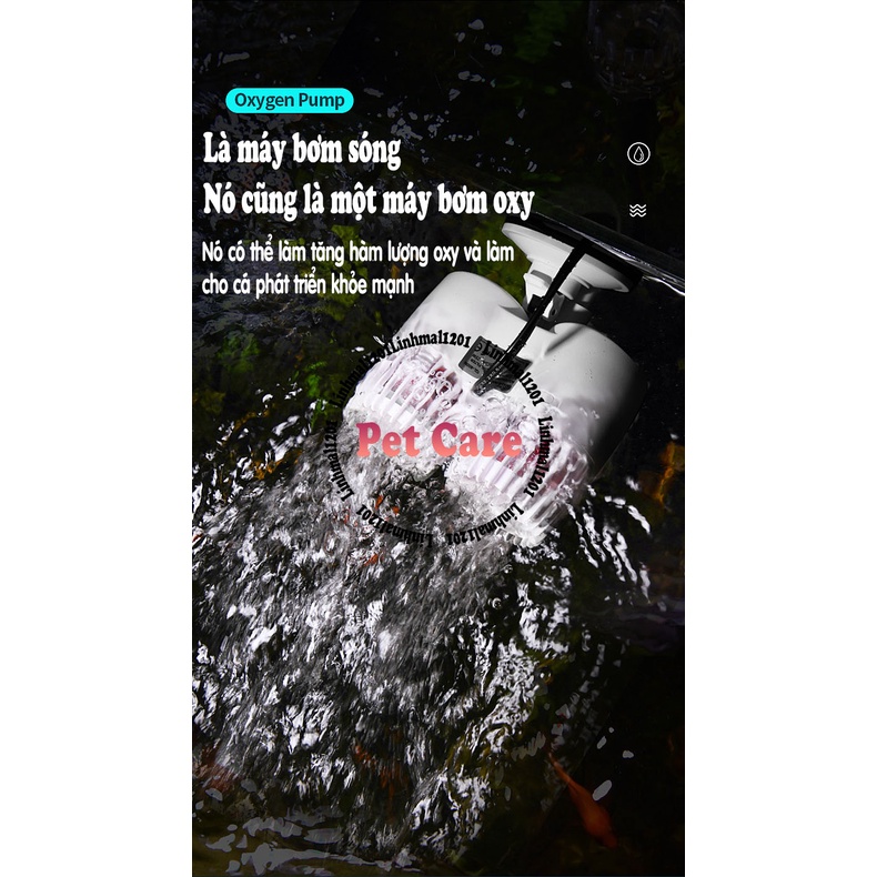 Máy thổi luồng tạo sóng cho bể cá YQL Yee