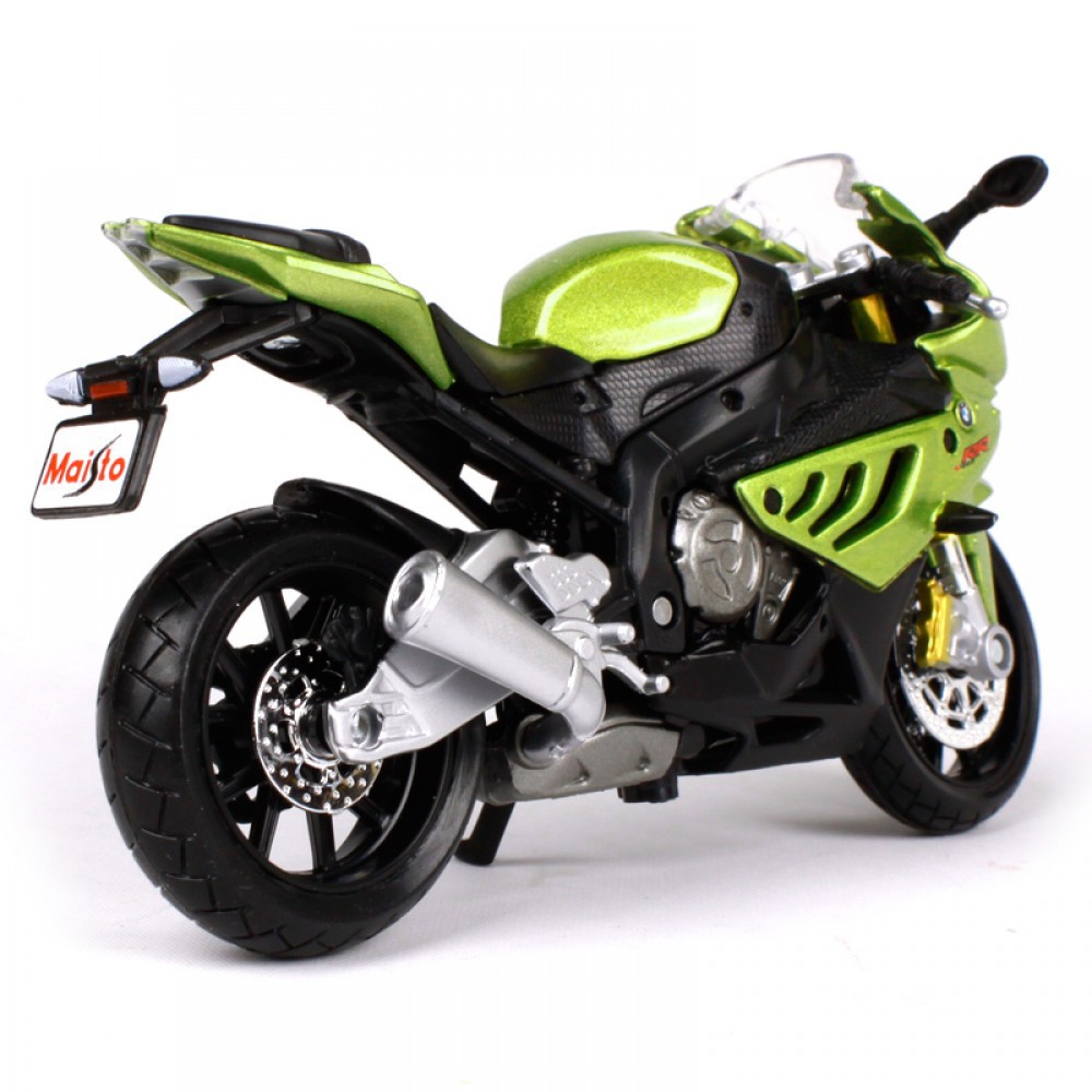 MÔ HÌNH XE MOTO Siêu xe BMW S1000RR Xanh - MAISTO tỷ lệ 1:18