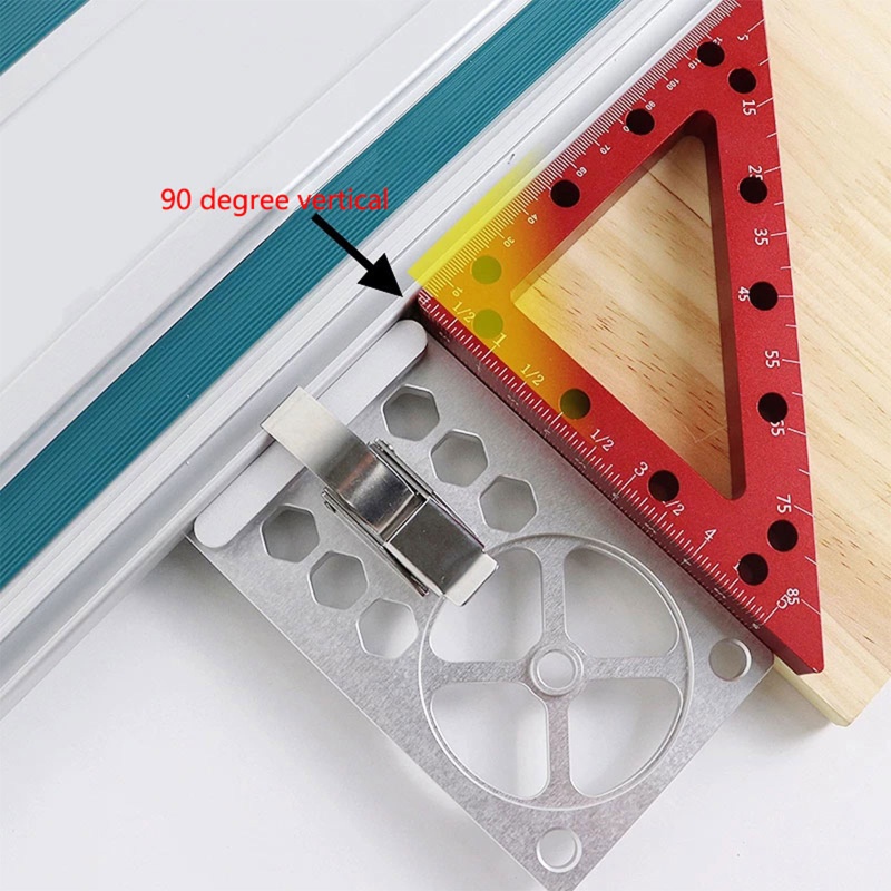 Góc 90 Độ Bằng Hợp Kim Nhôm Cao Cấp° Thanh Trượt Hướng Dẫn Cho Máy Cắt Gỗ