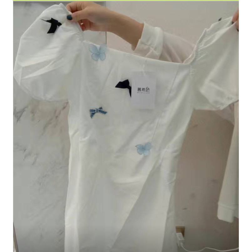 Đầm Chữ A Cổ Vuông Tay Phồng Thời Trang Nữ Tính | BigBuy360 - bigbuy360.vn