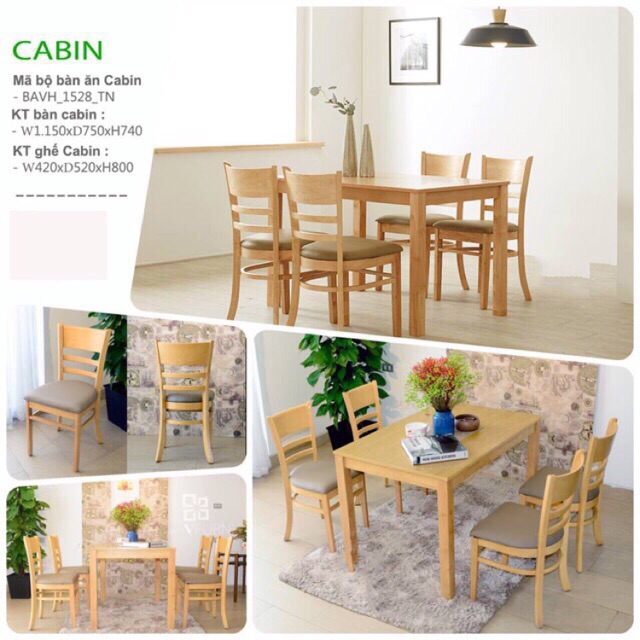 Bộ bàn ăn giá rẻ