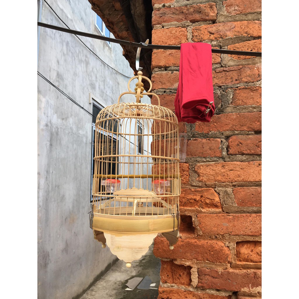 Lồng Khuyên Trúc "Chợ" Siêu Đẹp Giá Rẻ Size 24x22 Cm