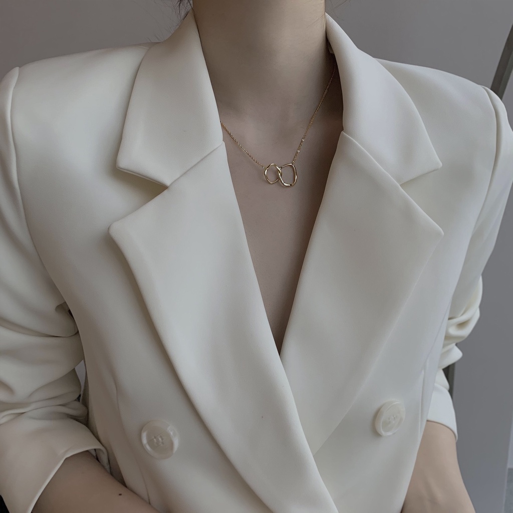 Dây chuyền kiểu hình học độc đáo thời trang dành cho nữ