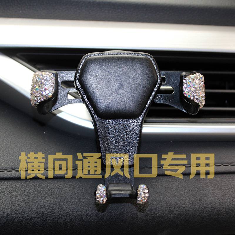 Giá Đỡ Điện Thoài Cài Cửa Gió Oto Đính Đá Sang Trọng