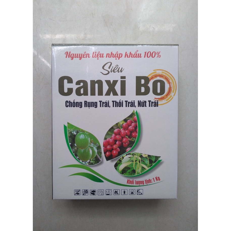Phân bón Siêu Canxi Bo - Chống Rụng Trái, Thối Trái, Nút Trái - Hộp 1kg
